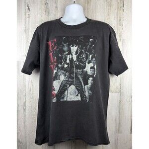 Vintage Elvis Presley Graceland Distressed T-Shirt XL (22”x29”)